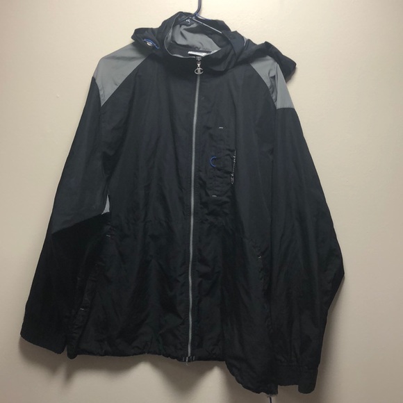 Champion Other - Vintage XXL Champion Gray Black Rain Jacket